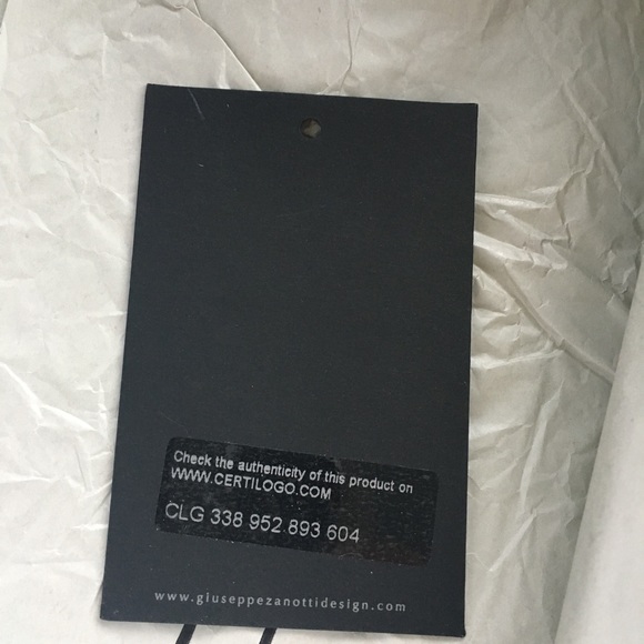 Authentic Giuseppe Zanotti Women's Wedge Sneakers Shoes Gold Size 36 - Picture 5 of 6